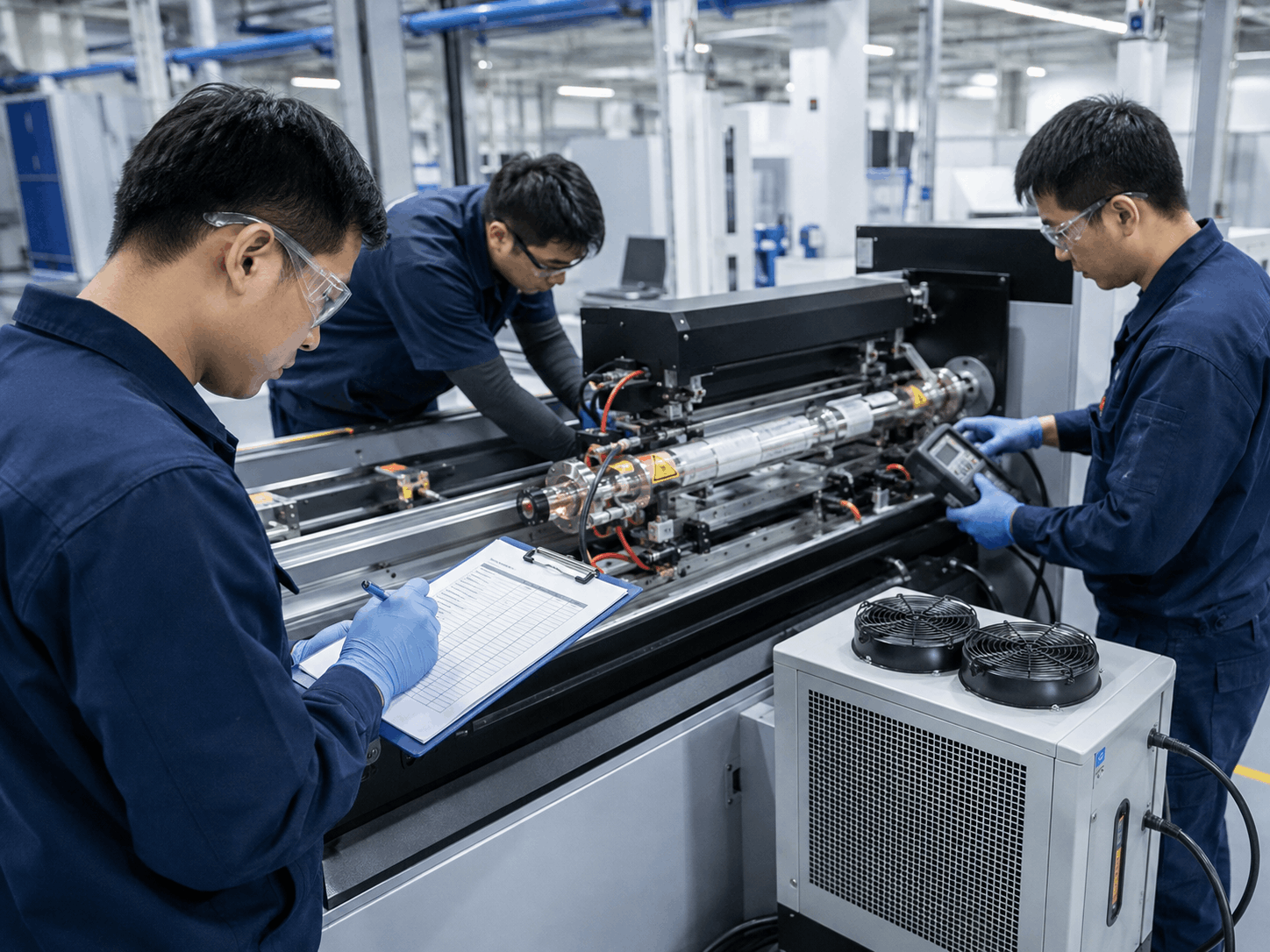 Bảo Trì Ống Phóng Laser CO₂ RF Kim Loại Trong Nhà Máy: Checklist Cho Bộ Phận Kỹ Thuật