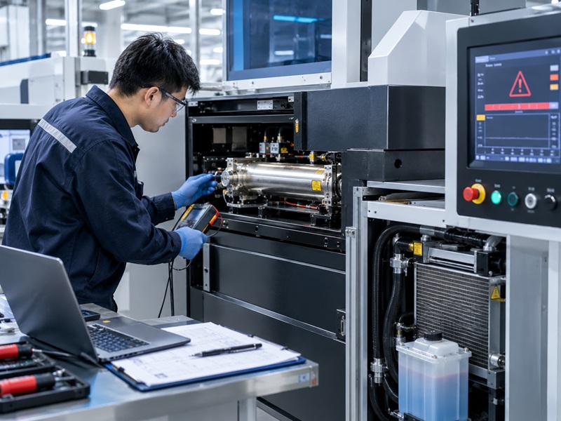 Máy Laser CO₂ RF Dừng Đột Ngột: Quy Trình Chẩn Đoán Sự Cố Cho Kỹ Thuật Viên Nhà Máy