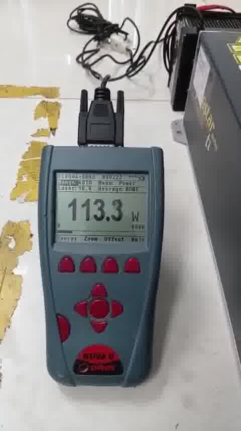 Nạp khí ống laser CO2 RF SYNRAD: Quy trình và kết quả kiểm tra công suất thực tế