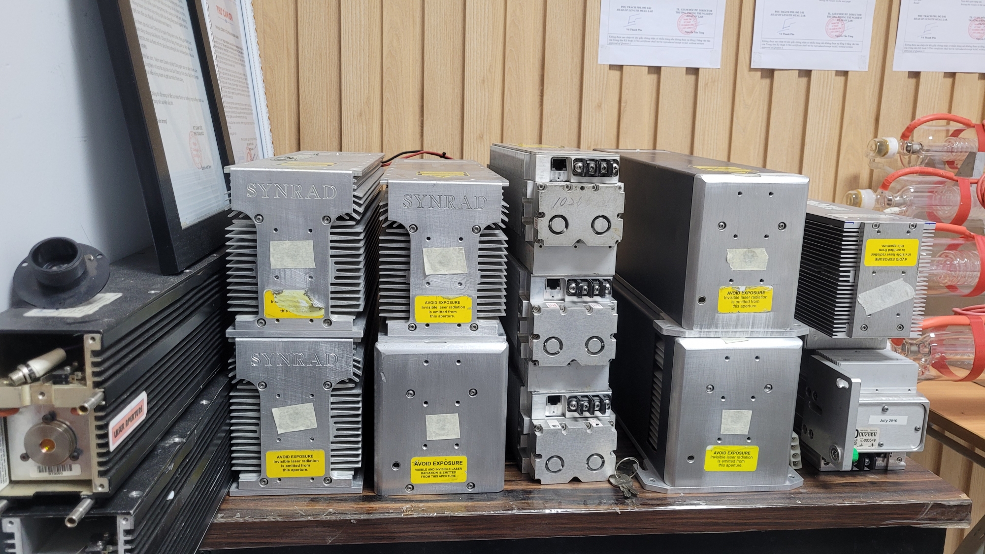Phục hồi bơm nạp khí ga ống phóng laser co2 laser rf